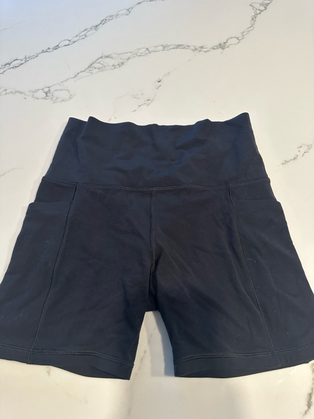 Athleta Black High-Waist Performance Shorts